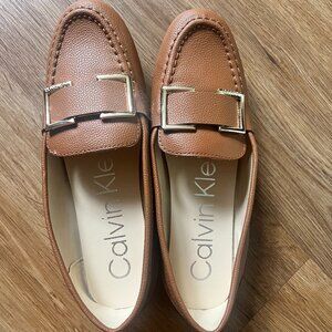 Women's Tan Calvin Klein Loafers